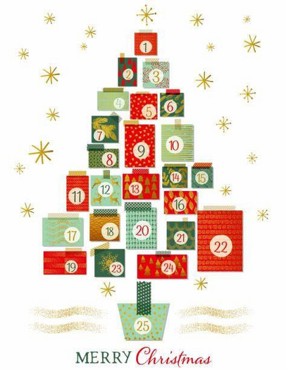 DELUXE ADVENT CALENDAR BOARD - COUNTDOWN TO CHRISTMAS HOLIDAY -GIVE DAILY HOLIDAY SURPRISES GIFTS <PROMO SALE OFFER>