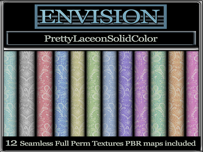Envision!PrettyLace on SolidColor( boxed)