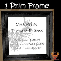 JJs Designs  Black Picture Frame