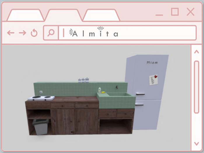 Almita - Vintage Kitchen (Green) FP