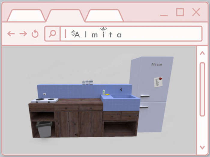 Almita - Vintage Kitchen (Blue) FP