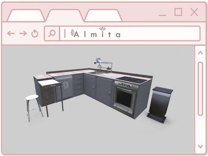 Almita - Tiny kitchen (Full set)