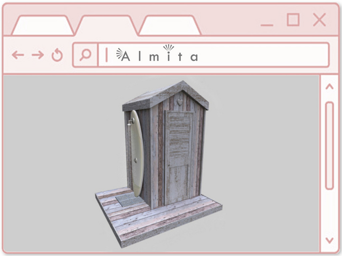 Almita - Beach hut (White)