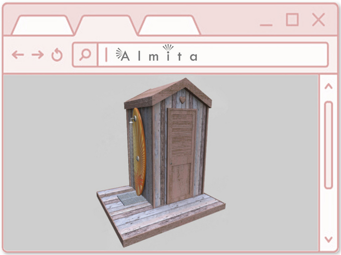Almita - Beach hut (Pink)