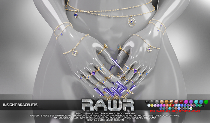 RAWR! Insight Bracelets DEMO (add me)