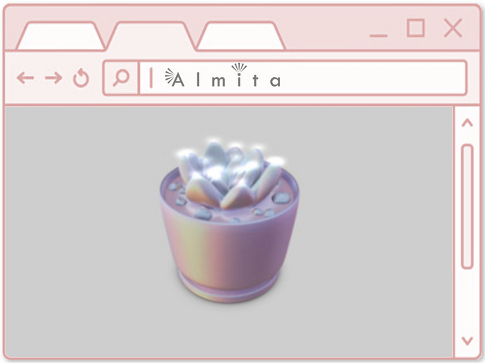 Fake Succulent Pink - Almita