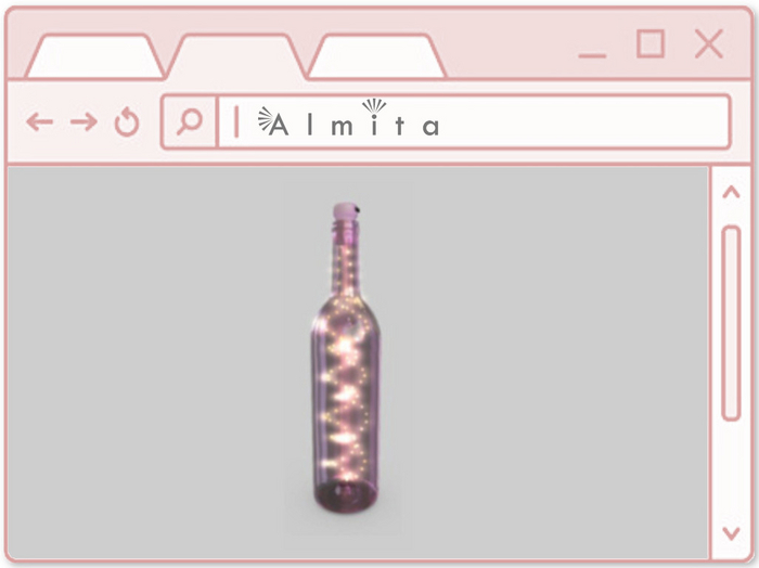 Pink Bottle Lights - Almita