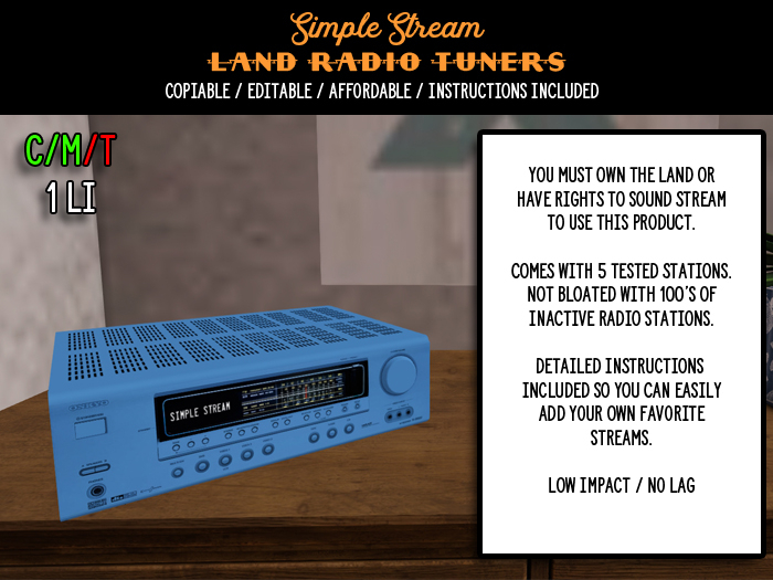 Simple Stream Radio Blue