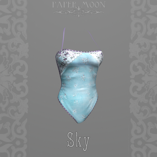 *pm* Ariellah Bodysuit: Sky