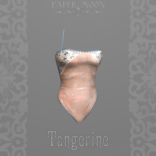*pm* Ariellah Bodysuit: Tangerine