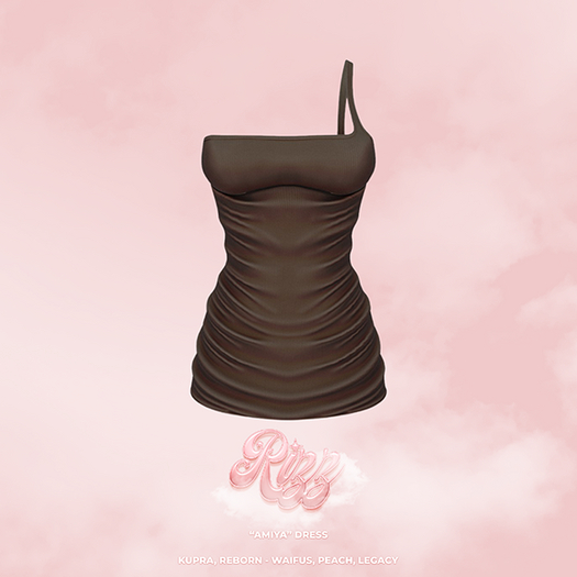 RIZZ AMIYA DRESS  - DUSK/ PINK CHAMPAGNE