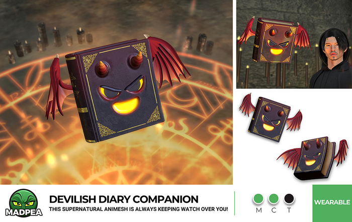 MadPea Devilish Diary Companion