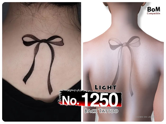 (Back Tattoo) No.1250 Light
