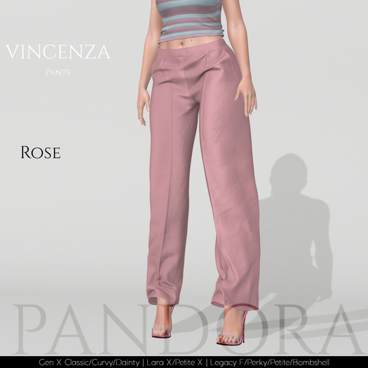 -PANDORA- Vincenza - Pants - Rose -  v1.1