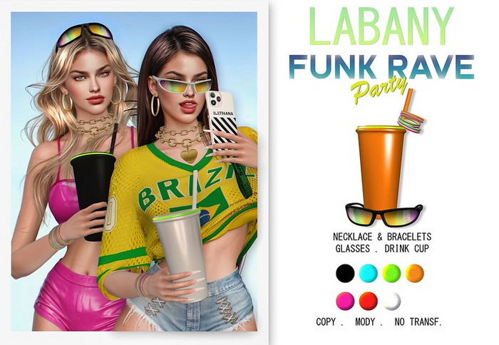 Labany. "Funk Rave" - Drink cup