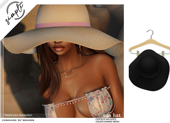 [simpleCUTE] Sun Hat -Dior  //ADD ME//