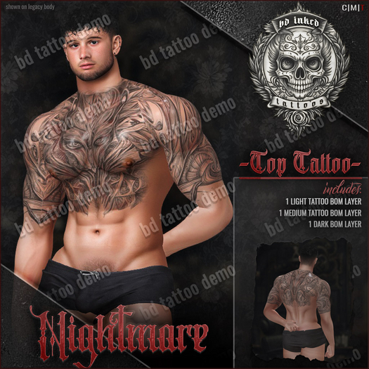 DEMO - [BD] Nightmare BOM Tattoo