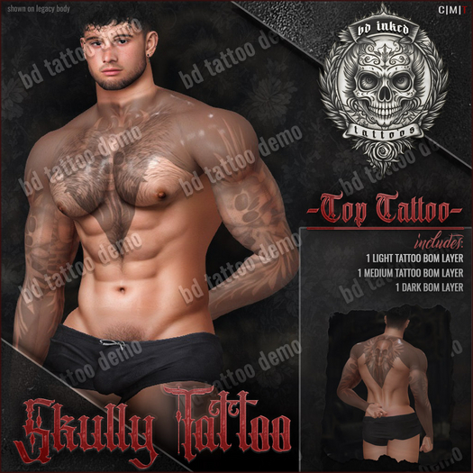 DEMO - [BD] Skully BOM Tattoo