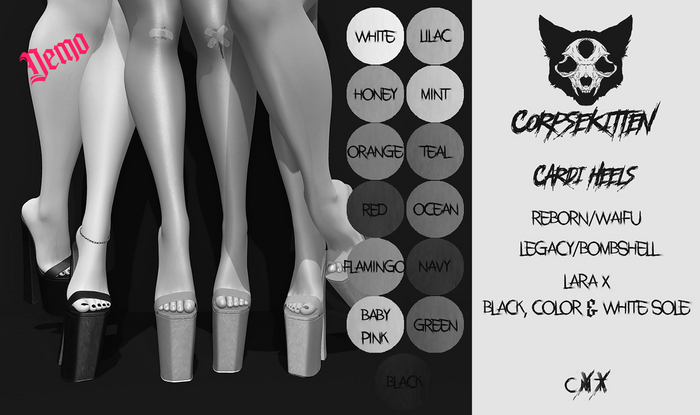Corpsekitten - Cardi Heels - DEMO (Wear)