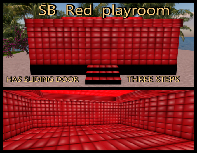 Sb  Red  playroom hidden Door