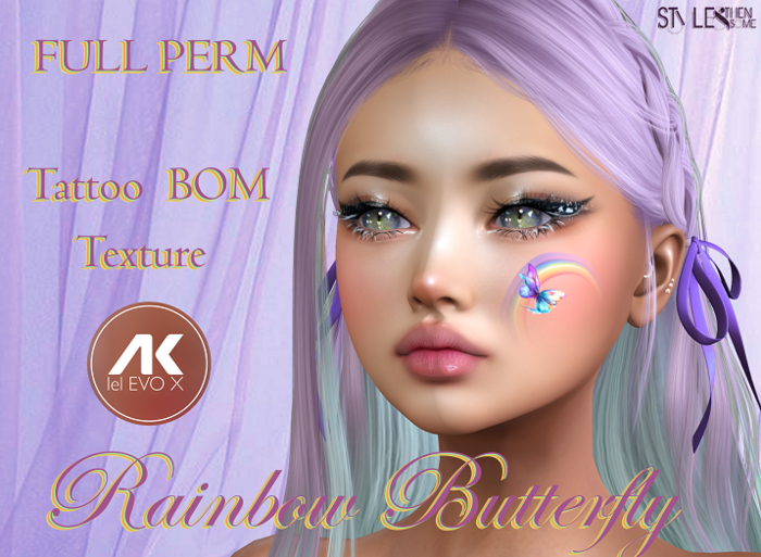 STYLES - Rainbow -Tattoo BOM LeL Evo X + Texture - FULL PERM