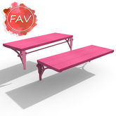 Pink Triple Wall Shelf