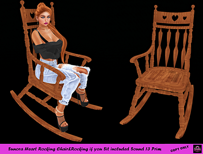 Sunora Heart Rocking Chair