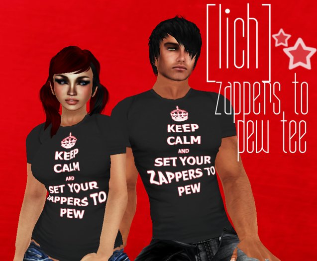 [lich] Zappers to Pew Tee {boxed}