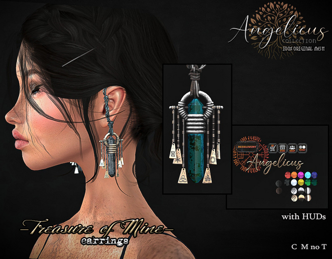 .AngelicUs.  -Treasure of mine- earrings