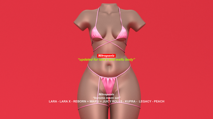 Nitropanic_Koromo Bikini Set PINK (ADD)