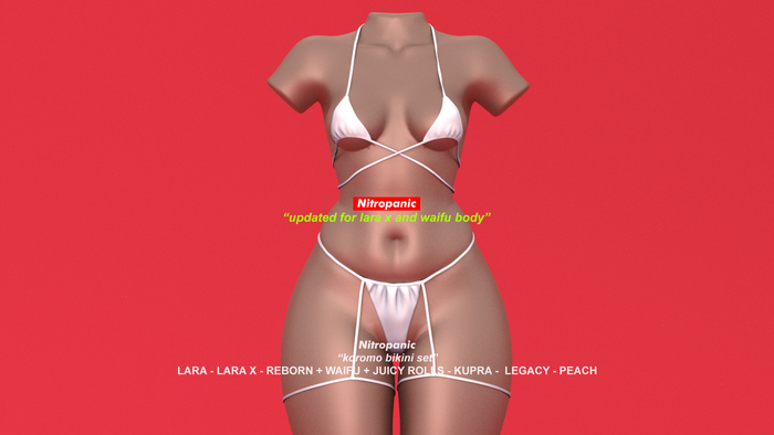 Nitropanic_Koromo Bikini Set WHITe (ADD)