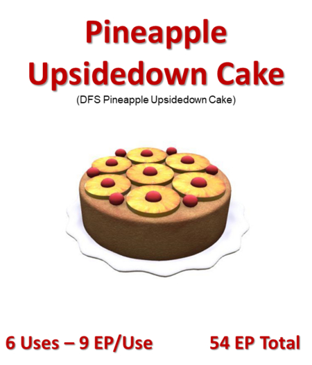 DFS Pineapple Upsidedown Cake (DFS - Texture Only)