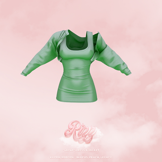 "RIZZ" X "LAYLA" DRESS SET - MINT