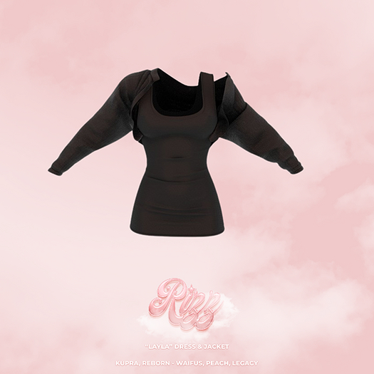 "RIZZ" X "LAYLA" DRESS SET - CHOCOLATE