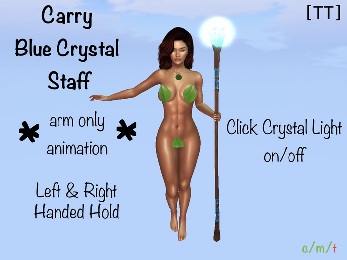 [TT]  Carry Blue Crystal Staff click on off
