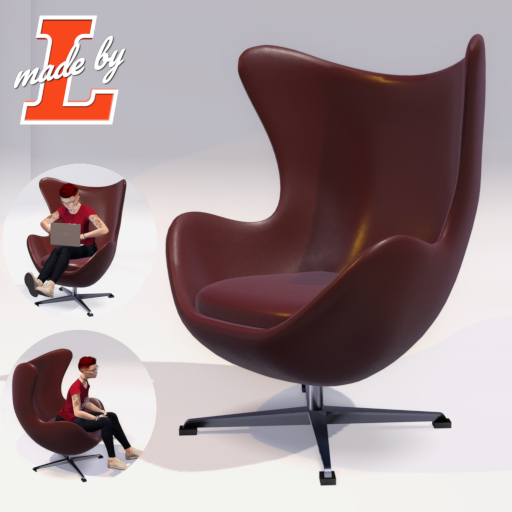MadeByL - Egg Chair - Red