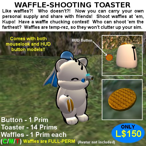 Waffle-Shooting Toaster