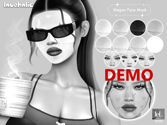 #Loveholic - Megan Face Mask DEMO