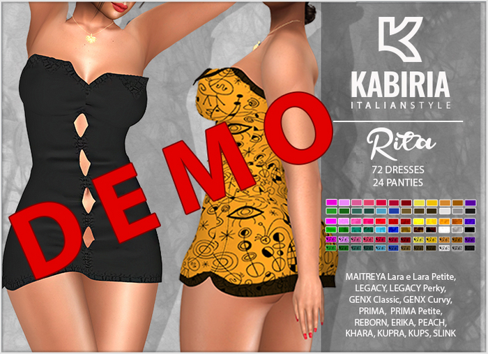 DEMO - Kabiria * RITA * Dress Fatpack