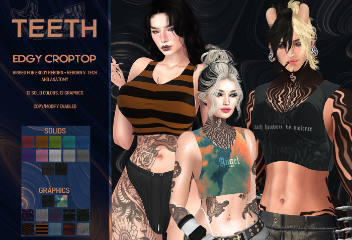 [T] // Edgy Croptop