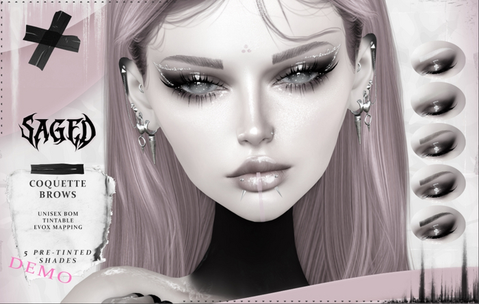 SAGED DEMO. Coquette Brows