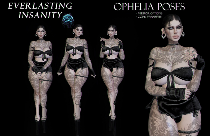 {Everlasting Insanity} Ophelia Pose Fatpack
