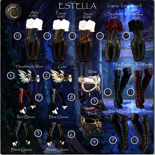 11 - [JANGKA] ESTELLA Boots BLUE