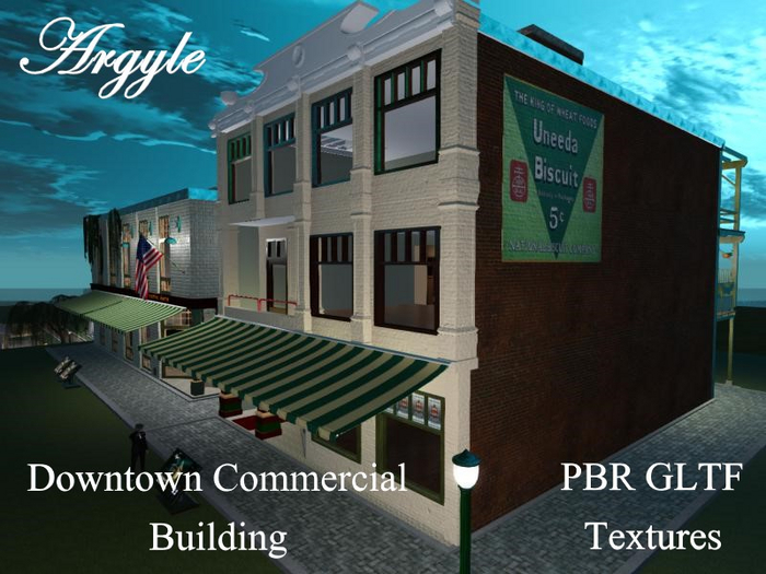 Three Story Downtown Building