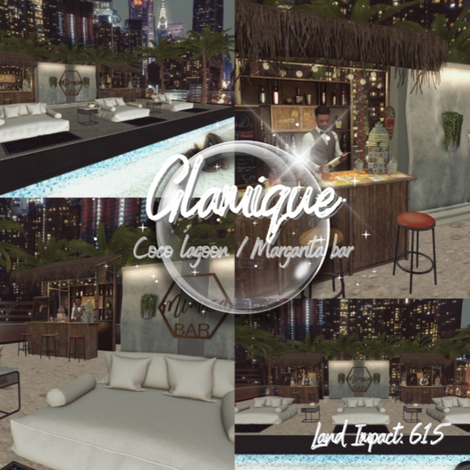 Glamique: Coco lagoon/ Margarita Bar Premade