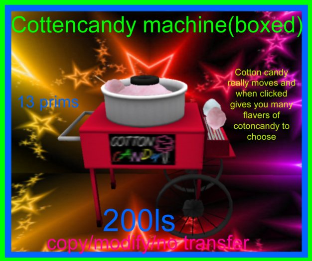 Cottoncandy machine(boxed)