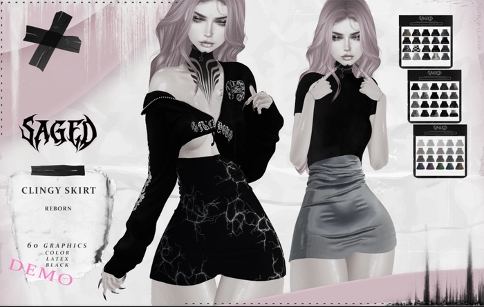 SAGED DEMO - Clingy Skirt