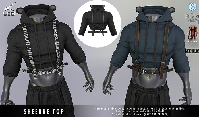 [LOB] SHEERRE TOP - BLACK