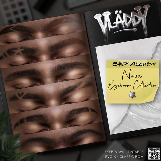 Vladdy // "Nova" Eyebrows ft. Body Alchemy (Fatpack) (EVO X + CLASSIC BOM)