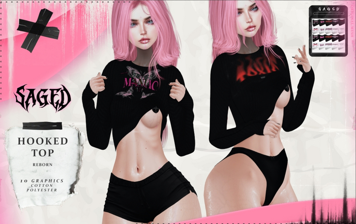 SAGED - Hooked Top